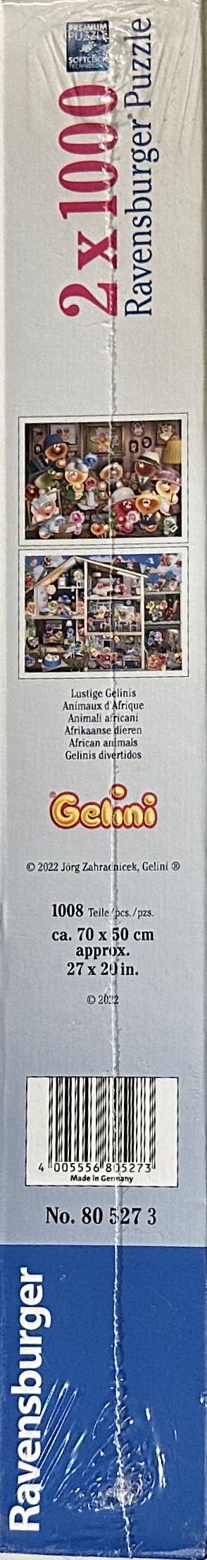 Gelini Family Portrait / Dollhouse 2 X 1000 Pieces - Ravensburger puzzle collectible [Barcode 4005556805273] - Main Image 2