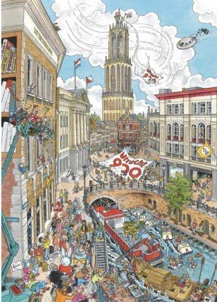 Cities of the World Utrecht - Ravensburger puzzle collectible [Barcode 4005556173037] - Main Image 2