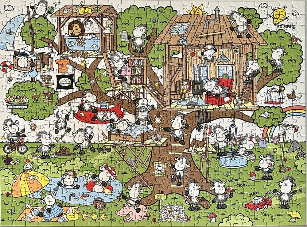 Im Baumhaus / In the tree house - Ravensburger puzzle collectible [Barcode 4005556146444] - Main Image 4