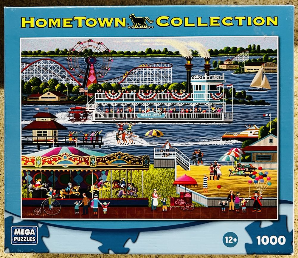 At The Lake - Mega Puzzles puzzle collectible [Barcode 072348092009] - Main Image 2
