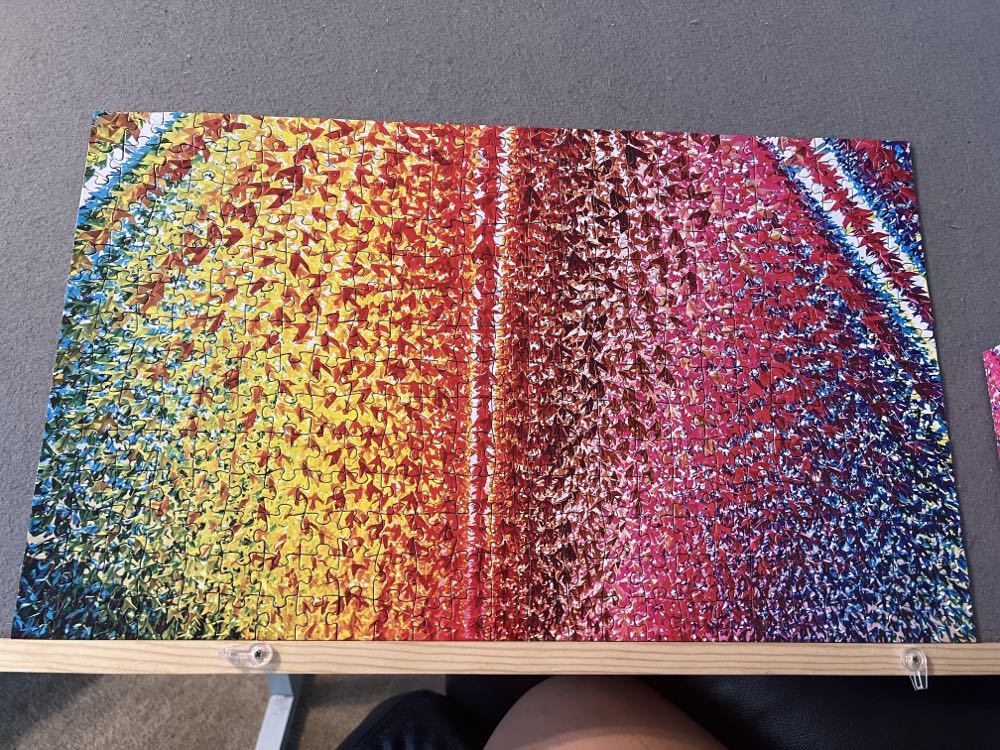 Puzzlebug: Thousands Of Rainbow Origami Cranes - CraZArt puzzle collectible [Barcode 195464091555] - Main Image 2