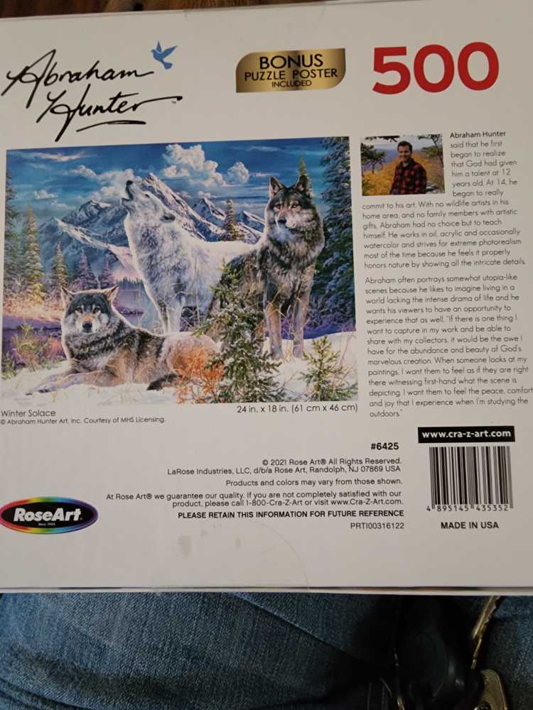 Winter Solace  - Roseart puzzle collectible [Barcode 4895145435352] - Main Image 2