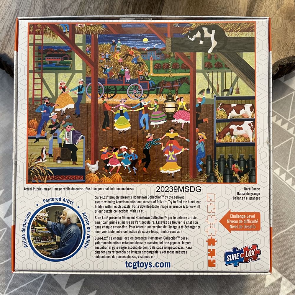 Barn Dance Hometown Deluxe Artistic 300 Pcs Puzzle Collection - Sure-Lox / tcg toys puzzle collectible [Barcode 686141026118] - Main Image 2