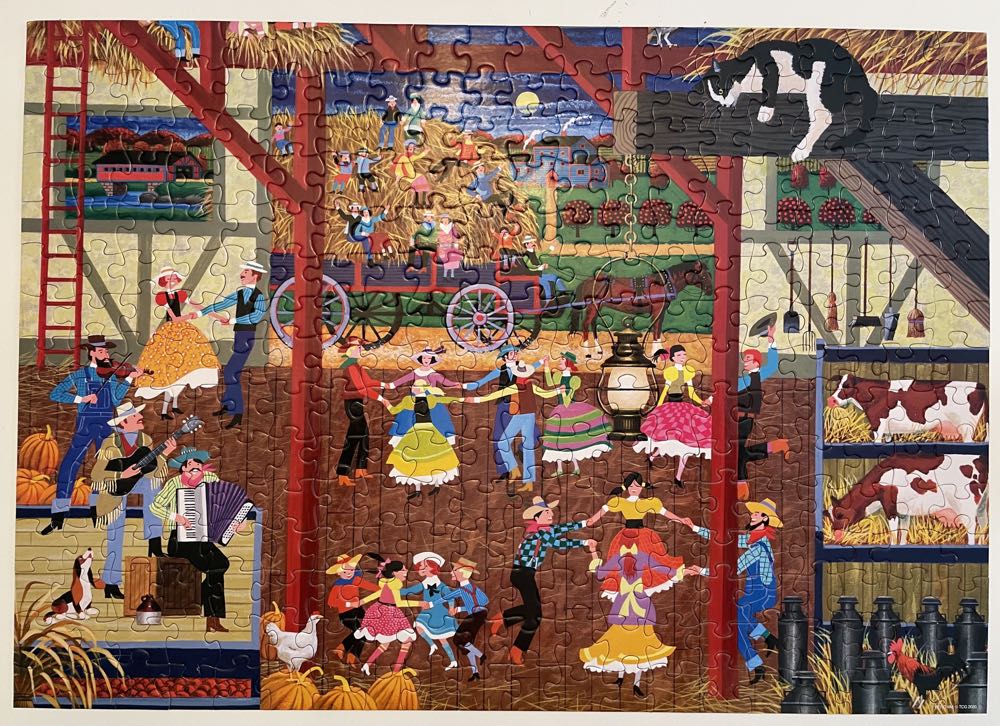 Barn Dance Hometown Deluxe Artistic 300 Pcs Puzzle Collection - Sure-Lox / tcg toys puzzle collectible [Barcode 686141026118] - Main Image 3