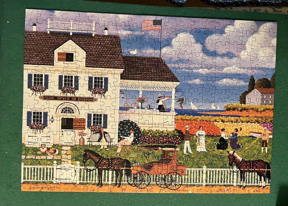 Tea By The Sea - Buffalo puzzle collectible [Barcode 079346026166] - Main Image 3