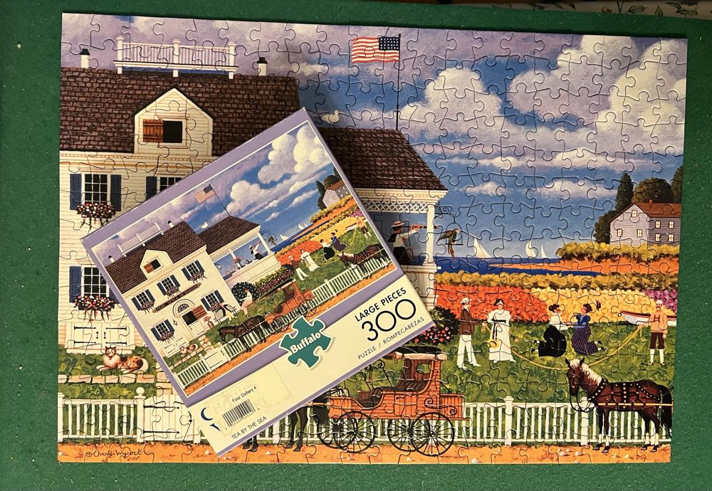 Tea By The Sea - Buffalo puzzle collectible [Barcode 079346026166] - Main Image 4