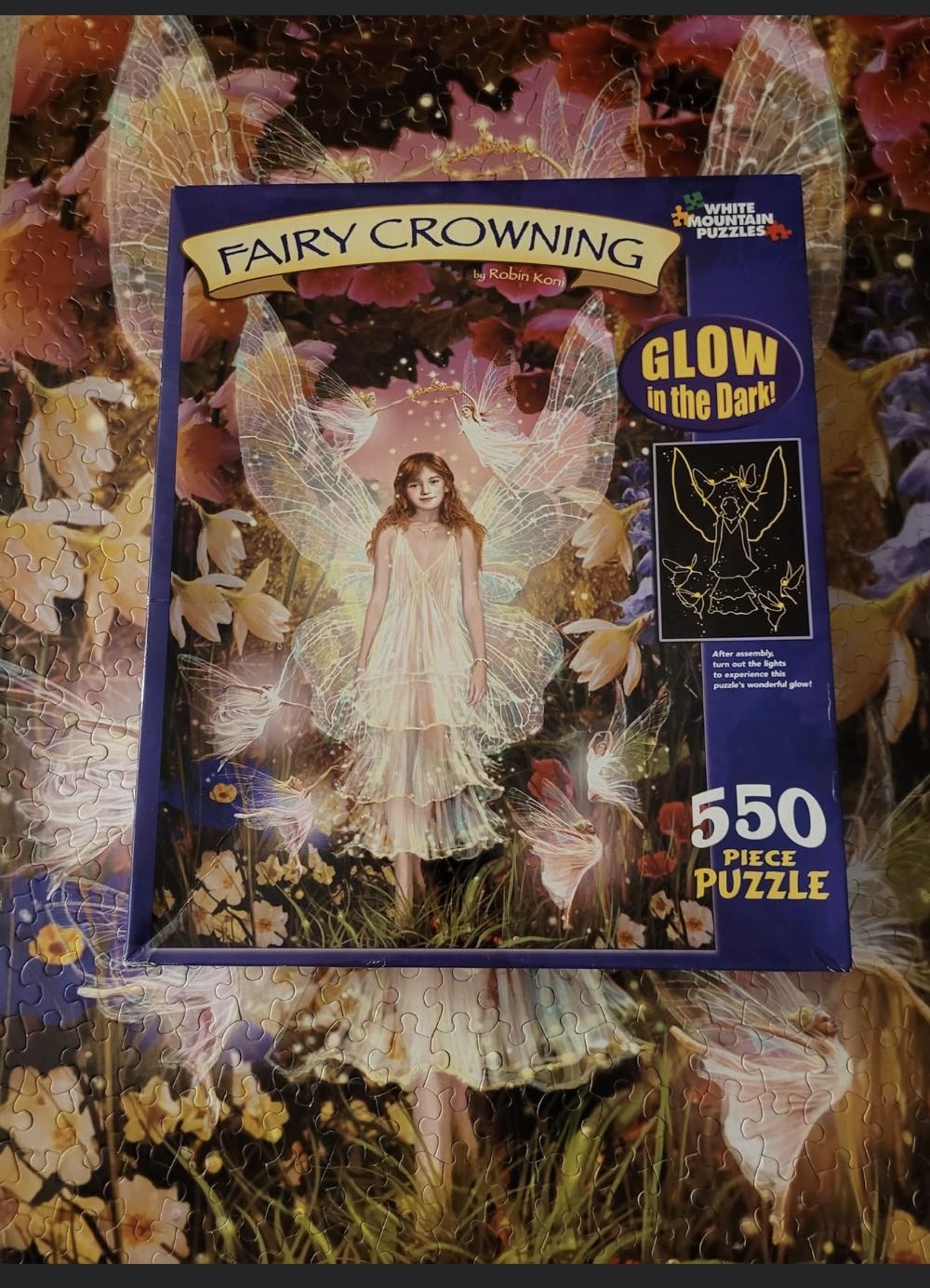 Fairy Crowning-TRADED - White Mountain Puzzles puzzle collectible [Barcode 724819249510] - Main Image 4