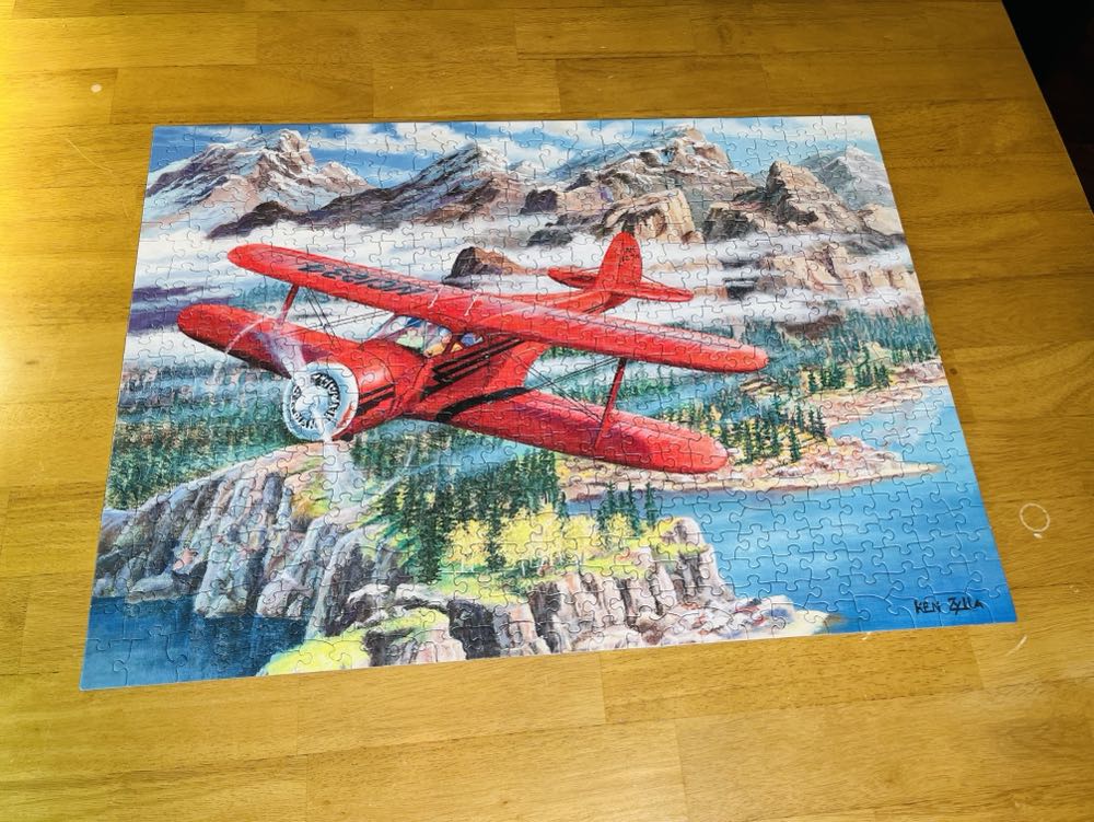 Beechcraft Staggerwing - Cobble Hill 🇨🇦 puzzle collectible [Barcode 625012851022] - Main Image 4