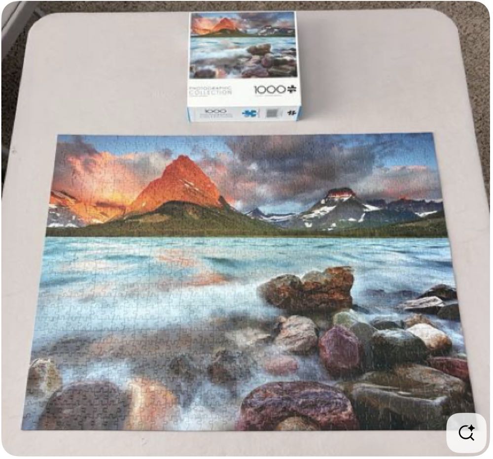 Photographic Collection - Glacier Sunrise - Buffalo Games puzzle collectible [Barcode 079346119950] - Main Image 2