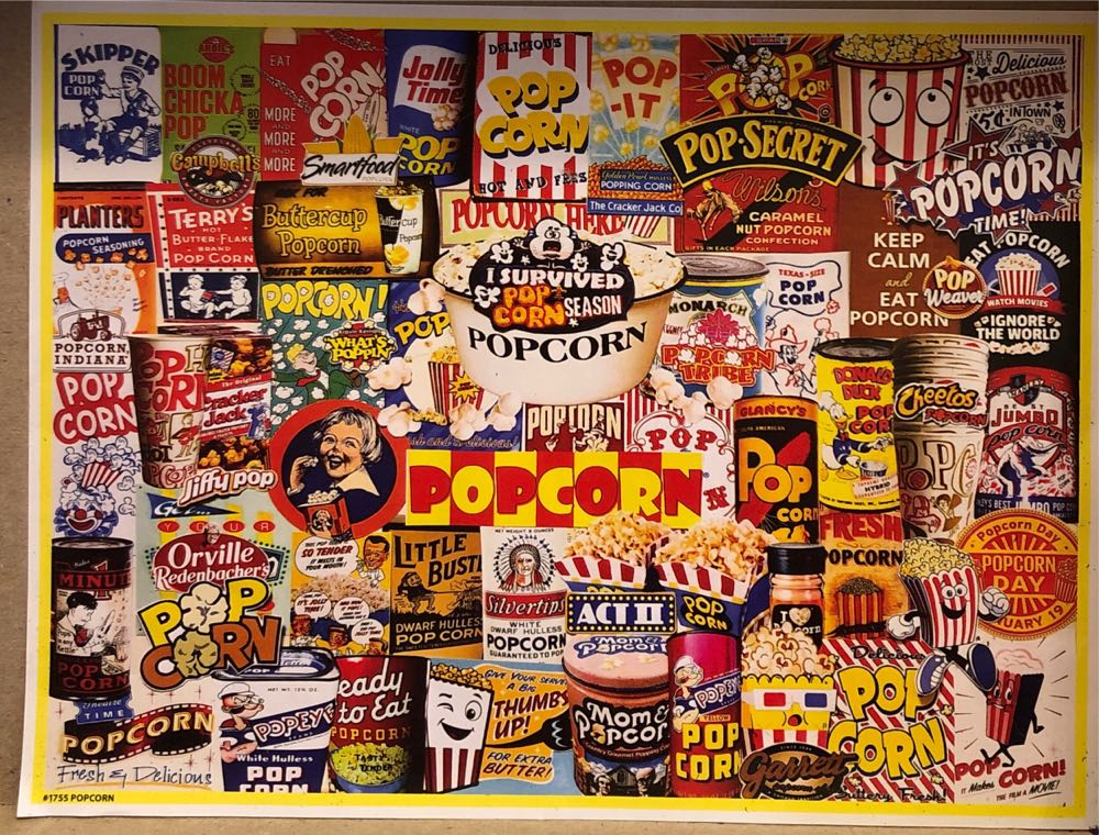 Popcorn - White Mountain puzzle collectible [Barcode 724819265879] - Main Image 3