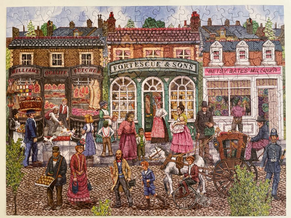 Victorian Street In Summer - Bits & Pieces puzzle collectible [Barcode 192949032041] - Main Image 2