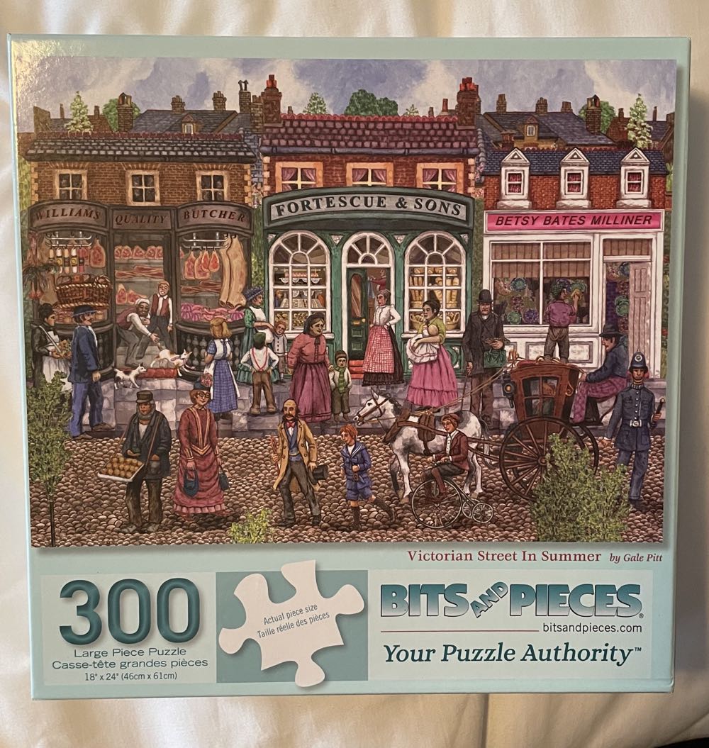 Victorian Street In Summer - Bits & Pieces puzzle collectible [Barcode 192949032041] - Main Image 3