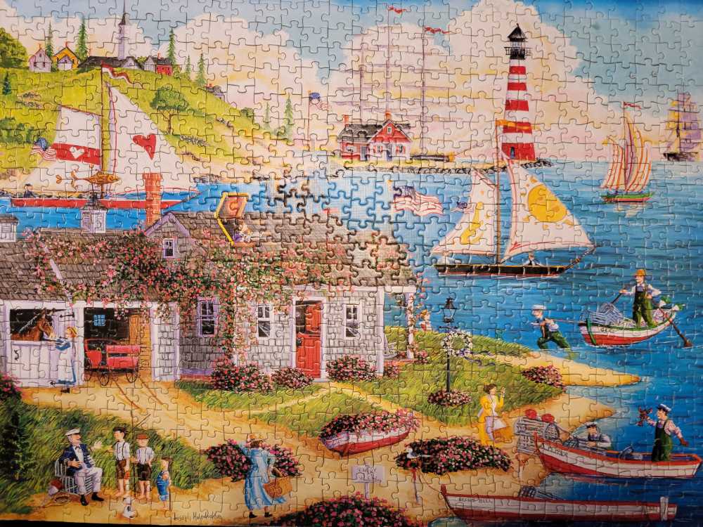 Painter’s Point - MasterPieces puzzle collectible [Barcode 705988617270] - Main Image 2