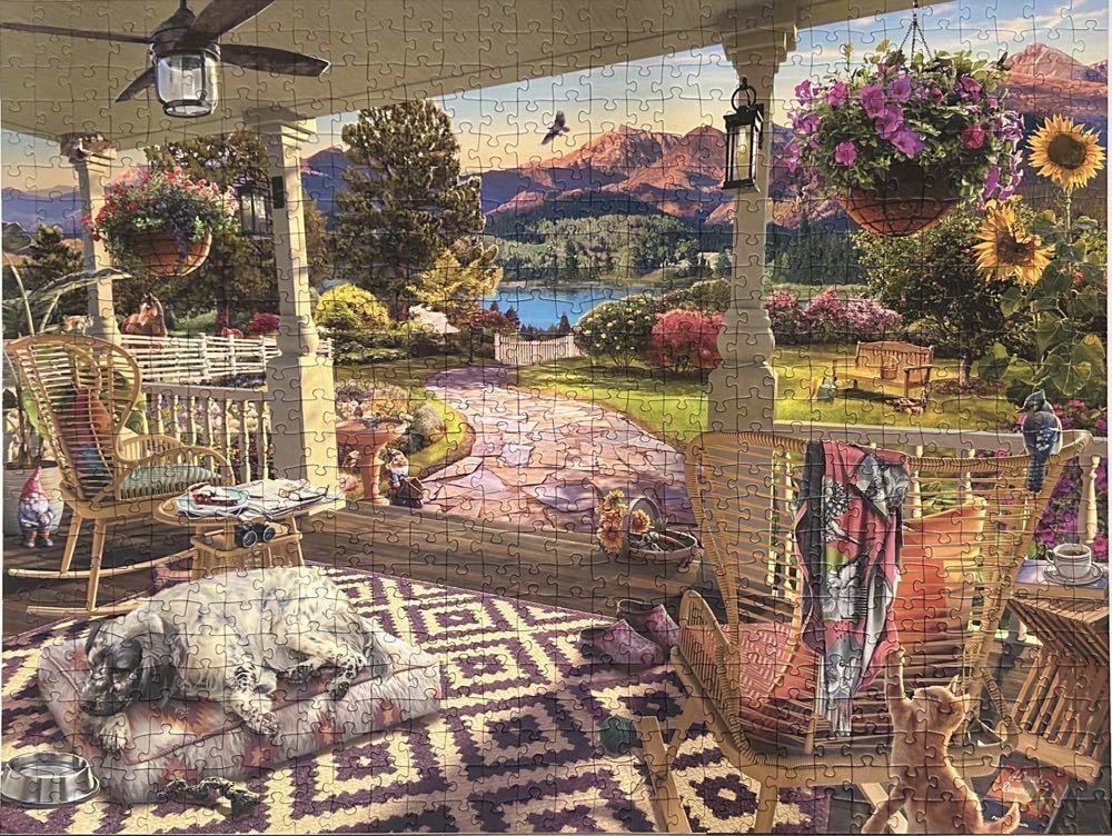 Cozy Front Porch - From Nannie 🐝 - Buffalo puzzle collectible [Barcode 079346173648] - Main Image 4