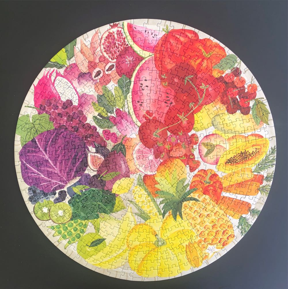 Circle Of Colors Fruits and Vegetables - Ravensburger puzzle collectible [Barcode 4005556171699] - Main Image 3