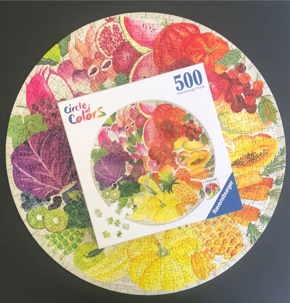 Circle Of Colors Fruits and Vegetables - Ravensburger puzzle collectible [Barcode 4005556171699] - Main Image 4