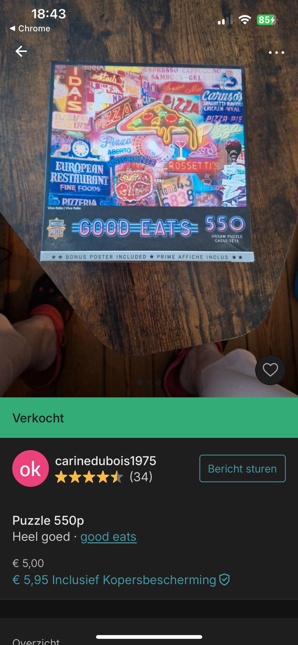 Good Eats Viva Italia - MasterPieces puzzle collectible [Barcode 705988321139] - Main Image 4