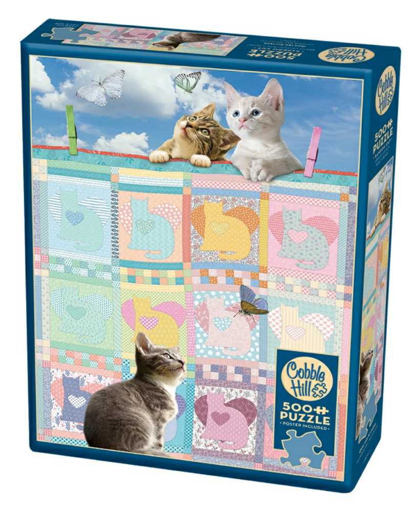 Quilted Kittens - Cobble Hill puzzle collectible - Main Image 1