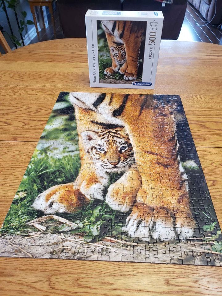 Bengal Tiger Cub - Clementoni puzzle collectible [Barcode 8005125350469] - Main Image 3