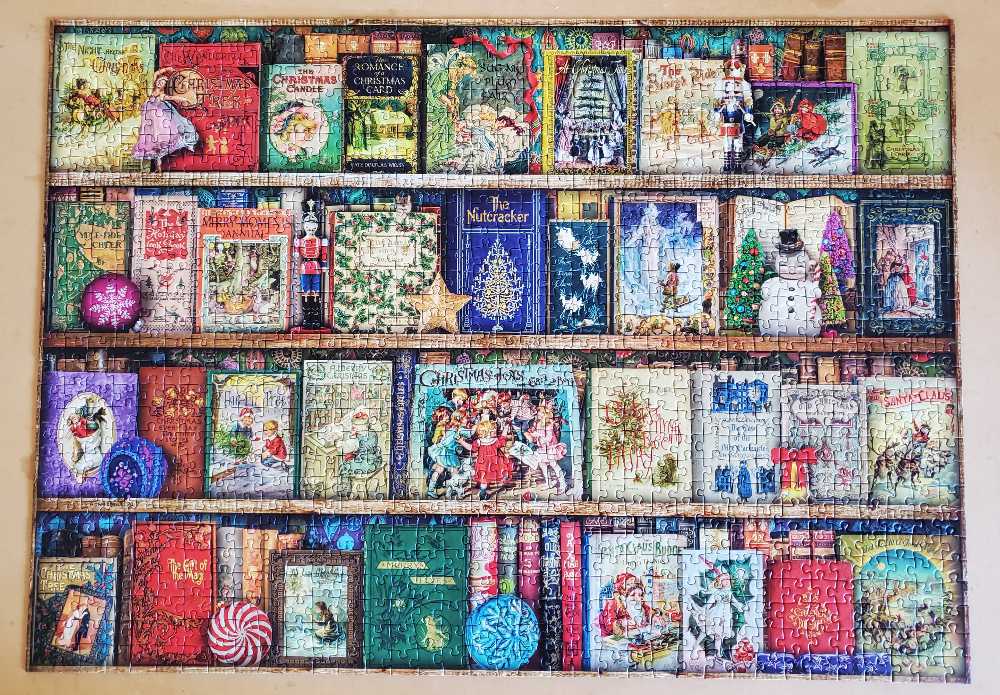 The Christmas Library - Ravensburger puzzle collectible - Main Image 2