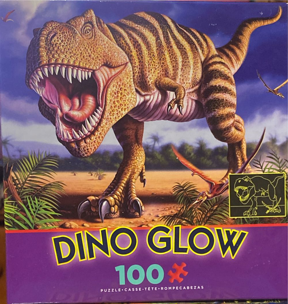 Glow In The Dark T-rex - Ceaco puzzle collectible [Barcode 021081160100] - Main Image 2