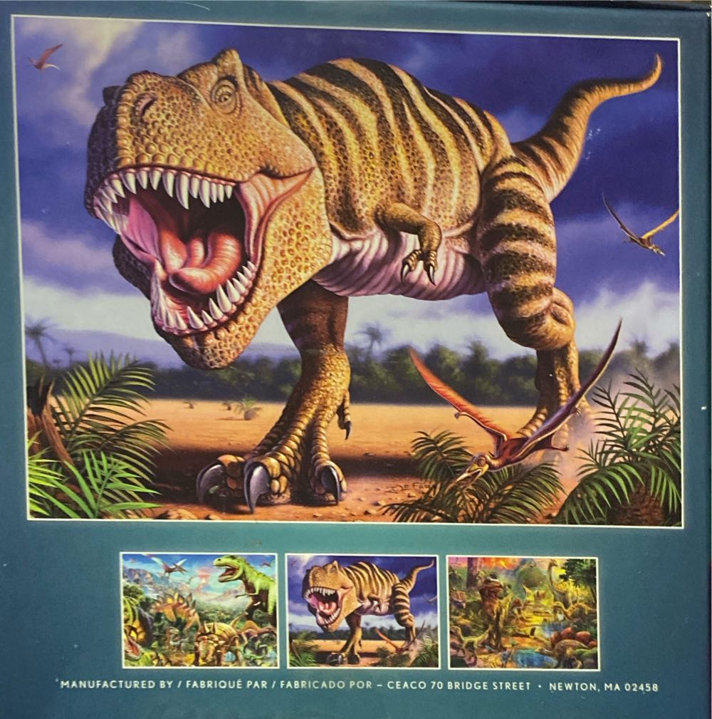 Glow In The Dark T-rex - Ceaco puzzle collectible [Barcode 021081160100] - Main Image 3