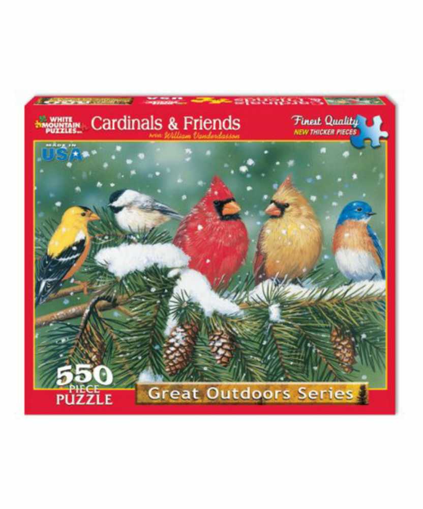 Cardinal and Friends  puzzle collectible - Main Image 2