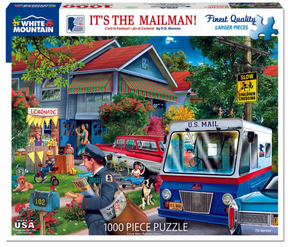 It’s the Mailman🧩 - White Mountain puzzle collectible - Main Image 1