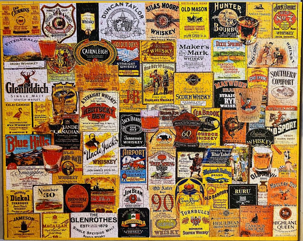 Sold - Great Whiskies - White Mountain puzzle collectible - Main Image 2