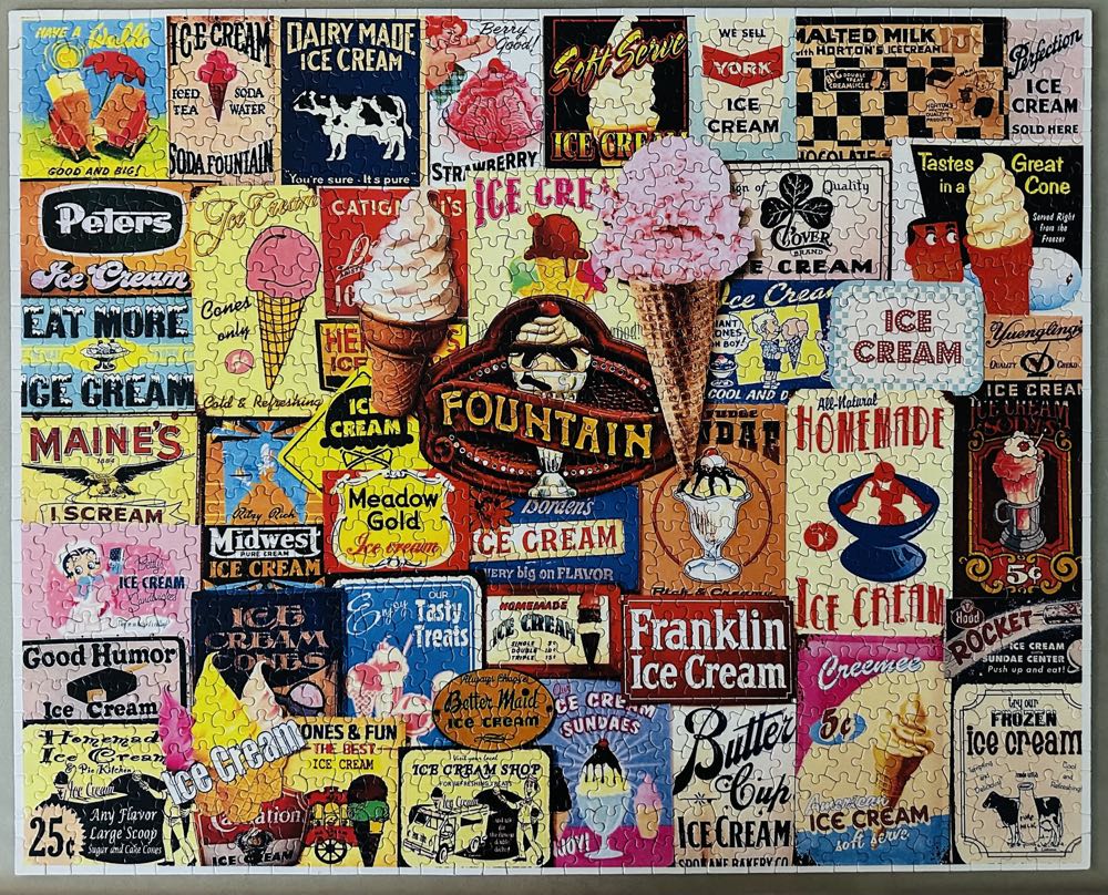 Ice Cream - White Mountain puzzle collectible - Main Image 2