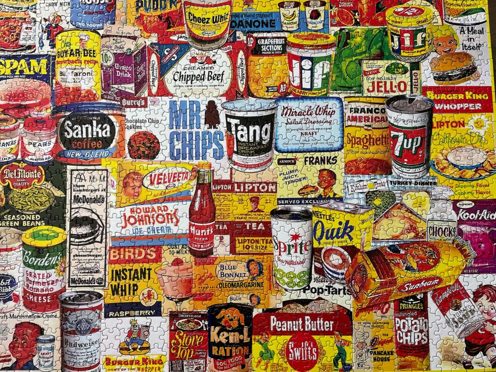 Foods We Loved - White Mountain puzzle collectible - Main Image 2