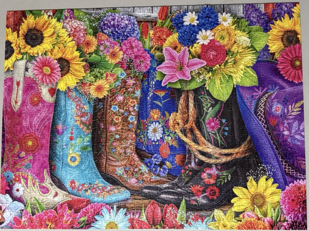 Cowgirl Colors - Buffalo puzzle collectible - Main Image 3