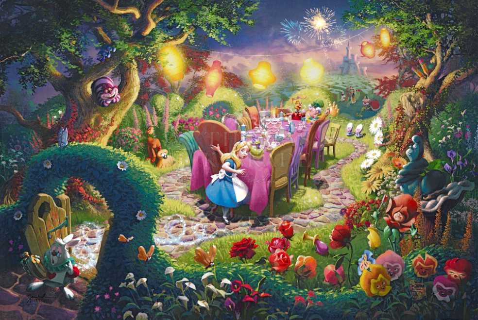 Ceaco: Mad Hatter’s Tea Party - Ceaco puzzle collectible [Barcode 021081292146] - Main Image 2