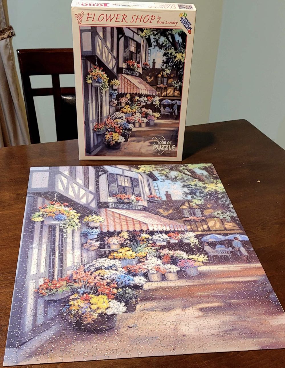 Flower Shop* - White Mountain puzzle collectible [Barcode 724819247820] - Main Image 2