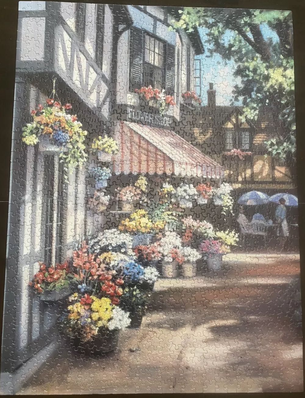 Flower Shop* - White Mountain puzzle collectible [Barcode 724819247820] - Main Image 3