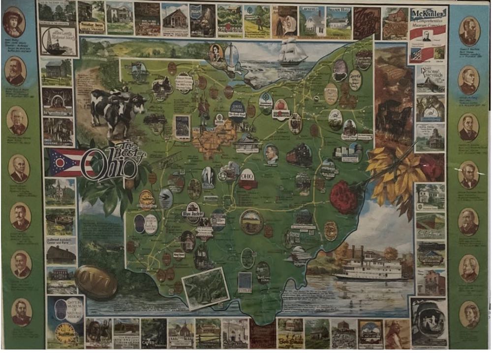 The Best of Ohio - White Mountain Puzzles puzzle collectible [Barcode 724819246861] - Main Image 2