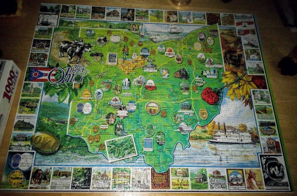 The Best of Ohio - White Mountain Puzzles puzzle collectible [Barcode 724819246861] - Main Image 3