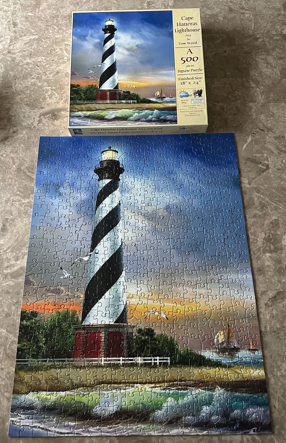 Cape Hatteras Lighthouse - SunsOut puzzle collectible [Barcode 796780288355] - Main Image 2