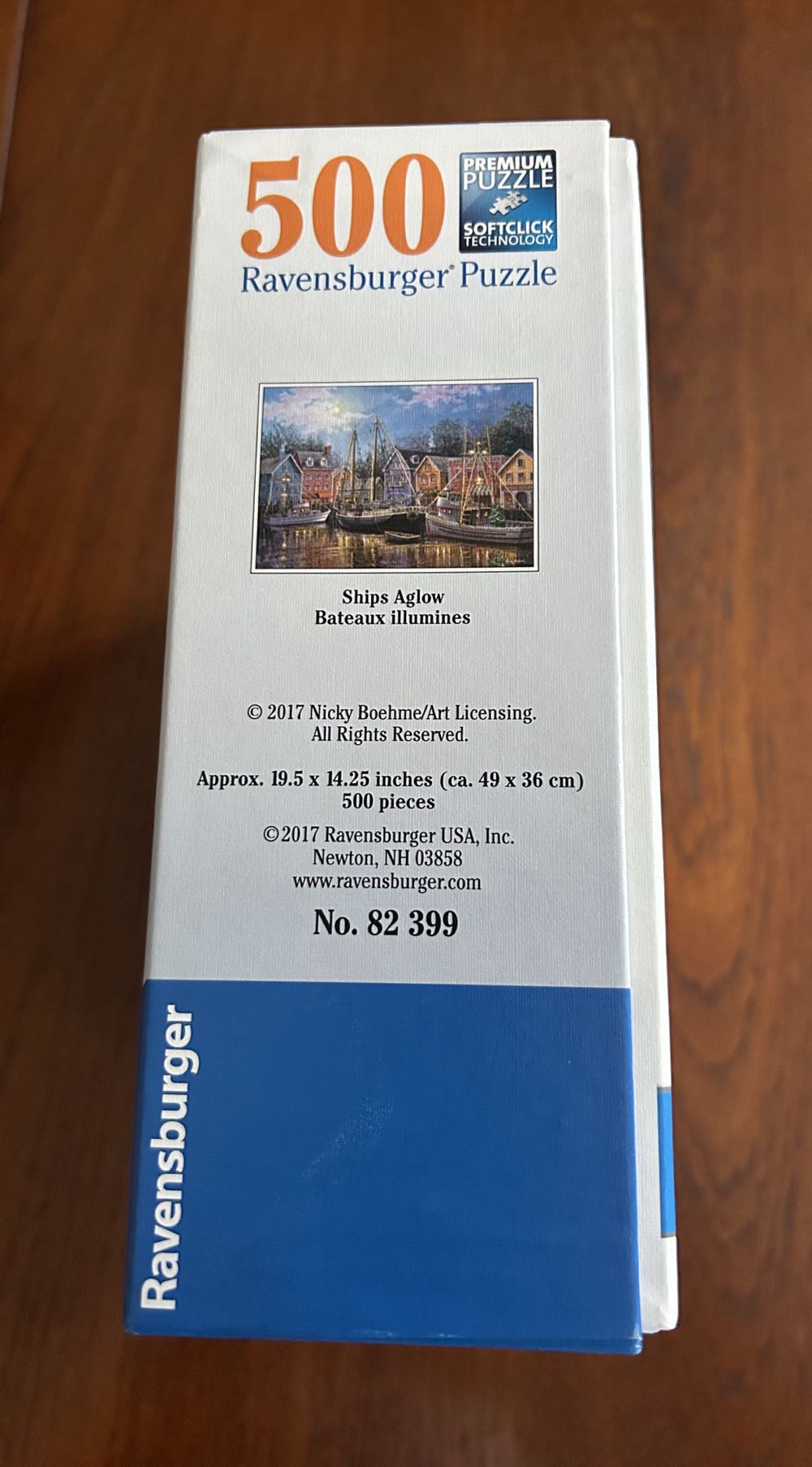 Ships Aglow - Ravensburger 🇩🇪 puzzle collectible [Barcode 4005556823994] - Main Image 2