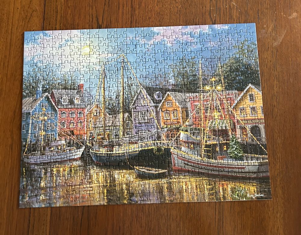Ships Aglow - Ravensburger 🇩🇪 puzzle collectible [Barcode 4005556823994] - Main Image 3