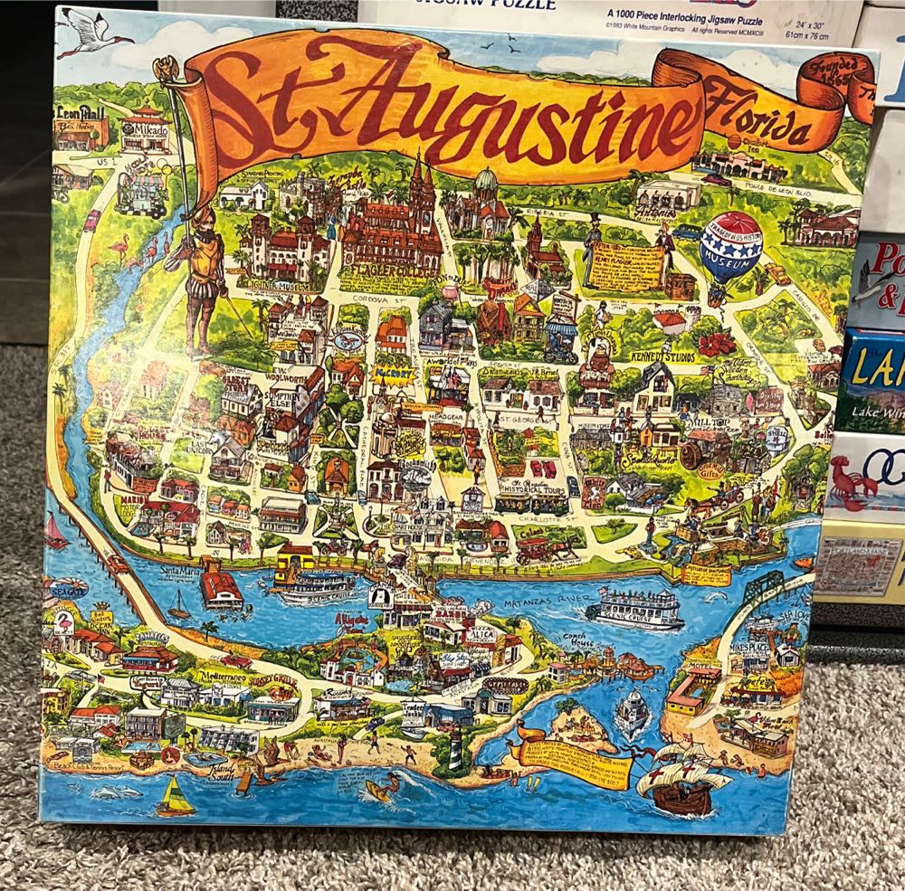 St. Augustine - White Mountain Puzzles puzzle collectible - Main Image 2