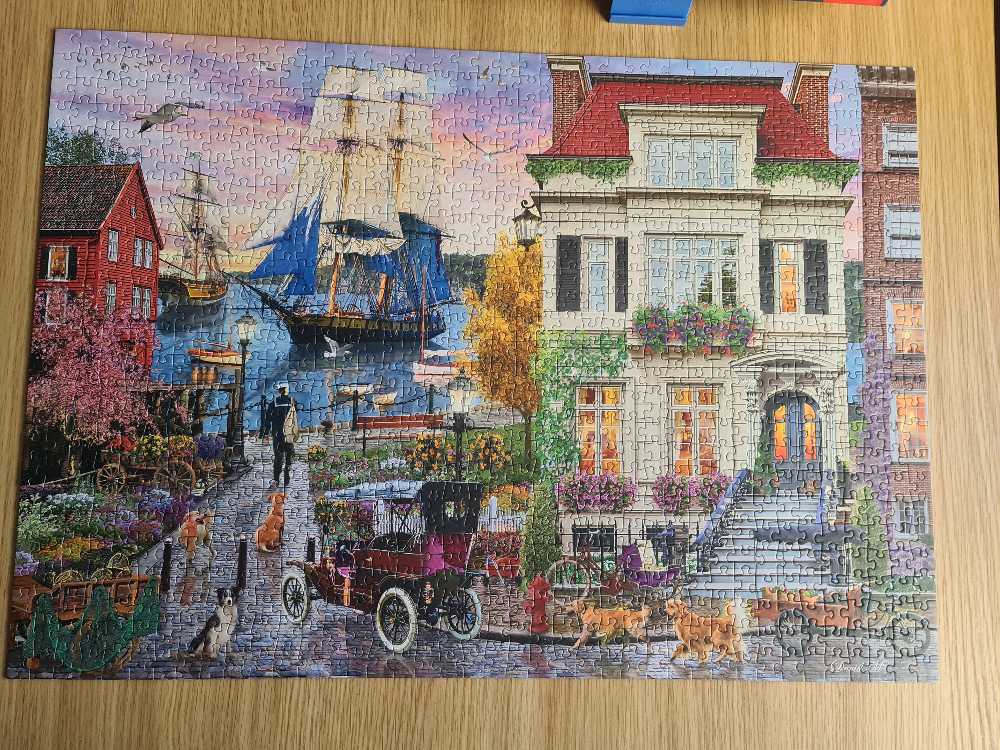 Ship In Harbor  - Schmidt puzzle collectible [Barcode 4001504589899] - Main Image 2