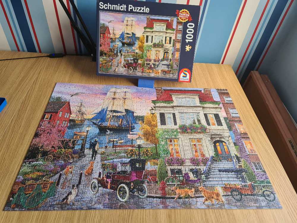 Ship In Harbor  - Schmidt puzzle collectible [Barcode 4001504589899] - Main Image 3