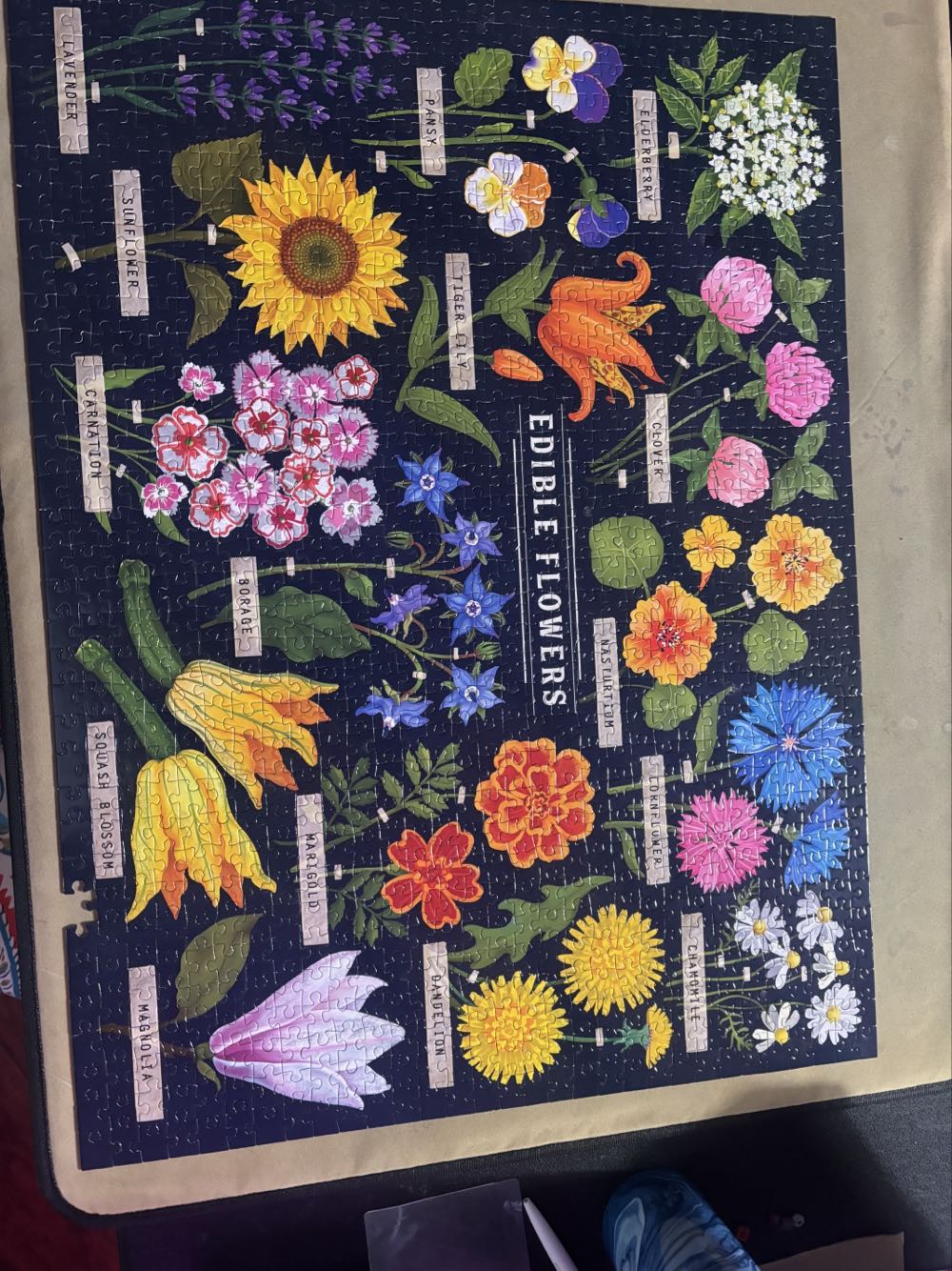 Edible Flowers - Galison puzzle collectible [Barcode 9780735369078] - Main Image 2