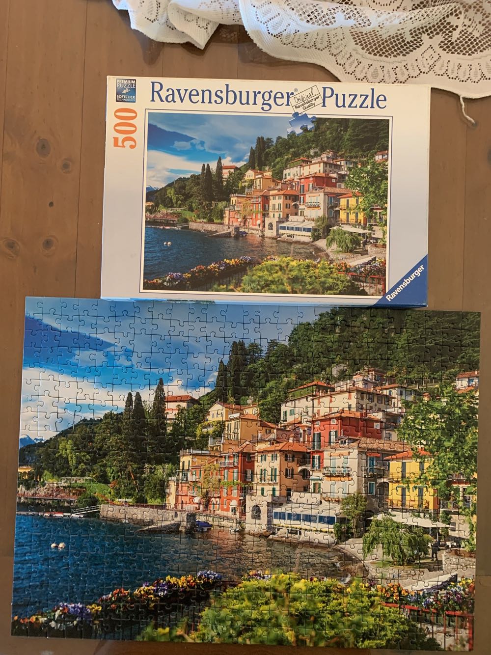 Lake Como - Ravensburger puzzle collectible [Barcode 4005556147564] - Main Image 2