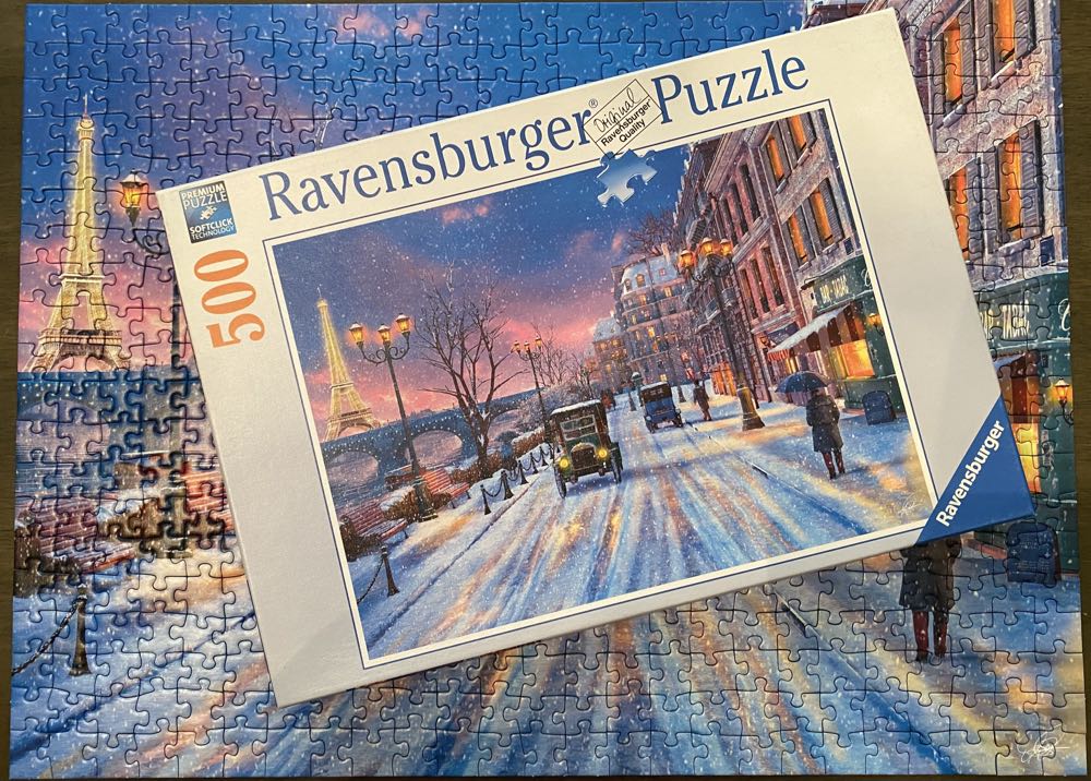 Winter in Paris - Ravensburger puzzle collectible [Barcode 4005556147410] - Main Image 3