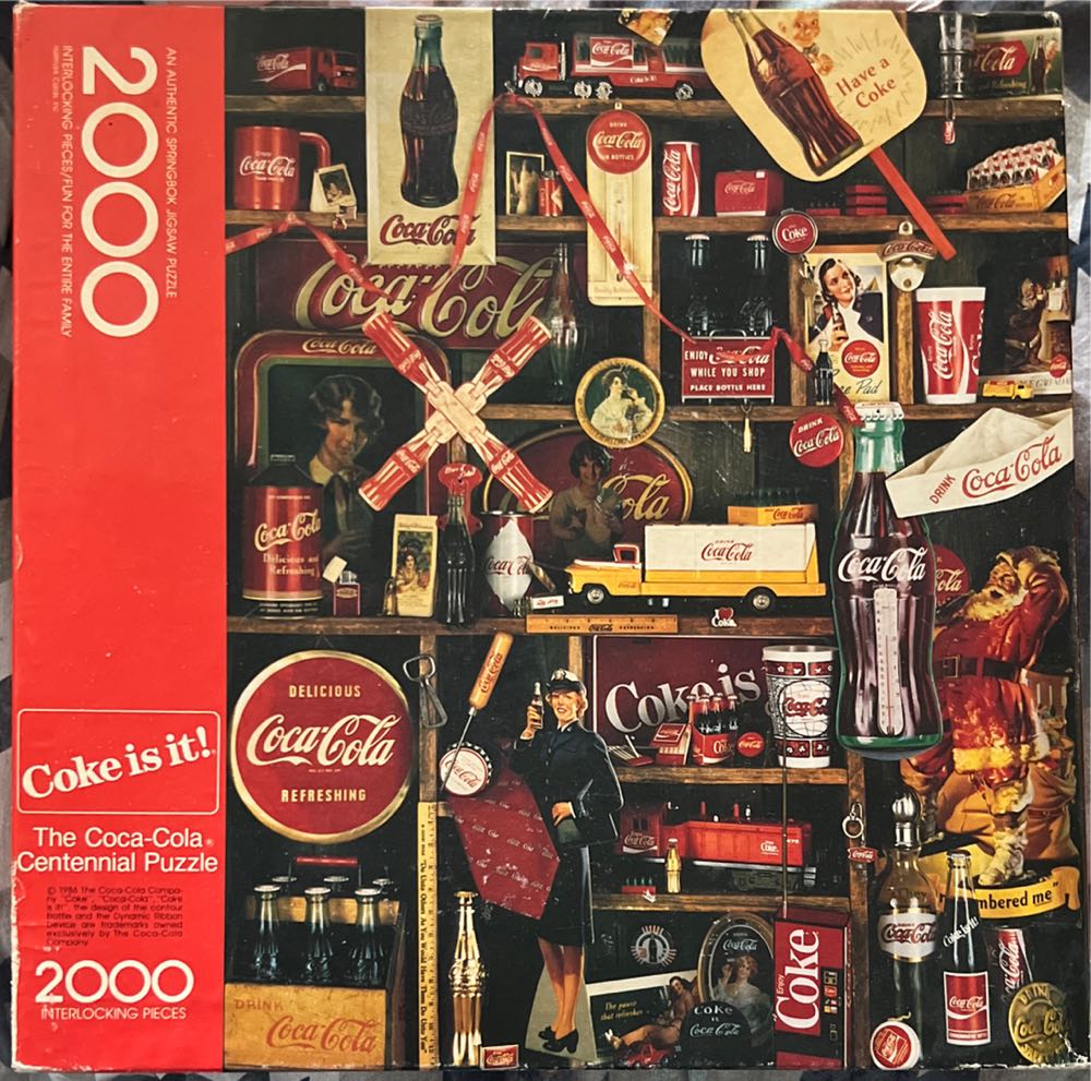 Springbok Coke Is It - The Coca-cola Centennial Puzzle - Springbok - A Hallmark Company puzzle collectible - Main Image 1