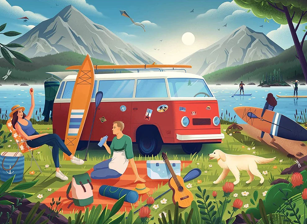 Van Life - Falcon Contemporary puzzle collectible [Barcode 8710126113875] - Main Image 2