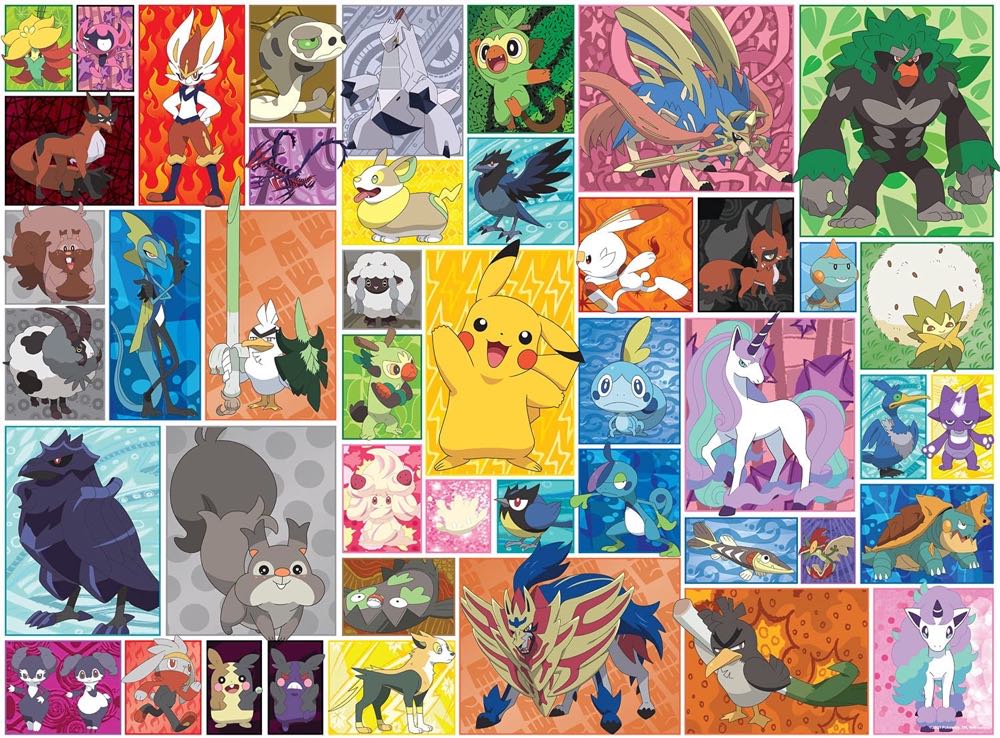 Pokemon Galar Frames** - Buffalo puzzle collectible [Barcode 079346117789] - Main Image 2