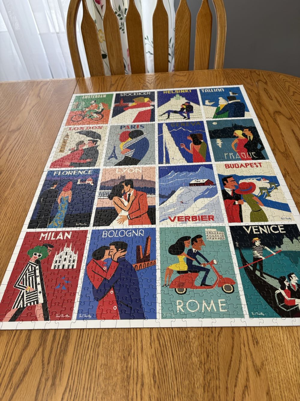 Europe Is For Lovers - New York Puzzle Company puzzle collectible [Barcode 819844017699] - Main Image 4